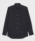 Banana Republic Mens Button Down - Black Check
