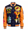 Navy & Orange State Champions Varsity Jacket