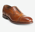 Tan Leather Cap Toe Brogue Oxford