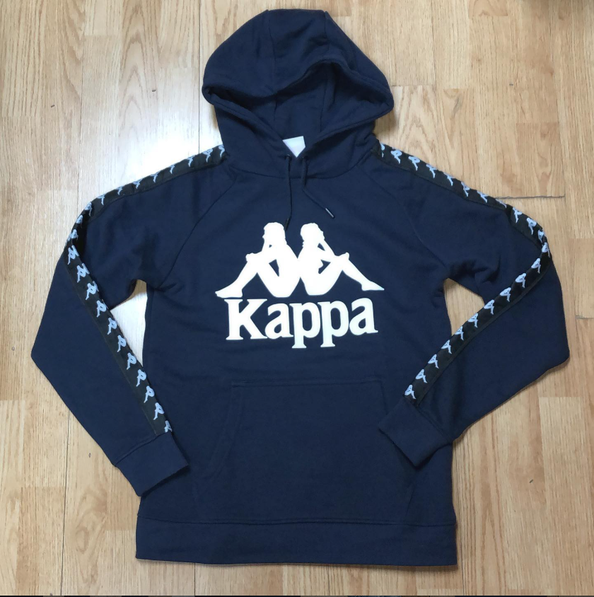 Kappa Navy Banda Logo Hoodie