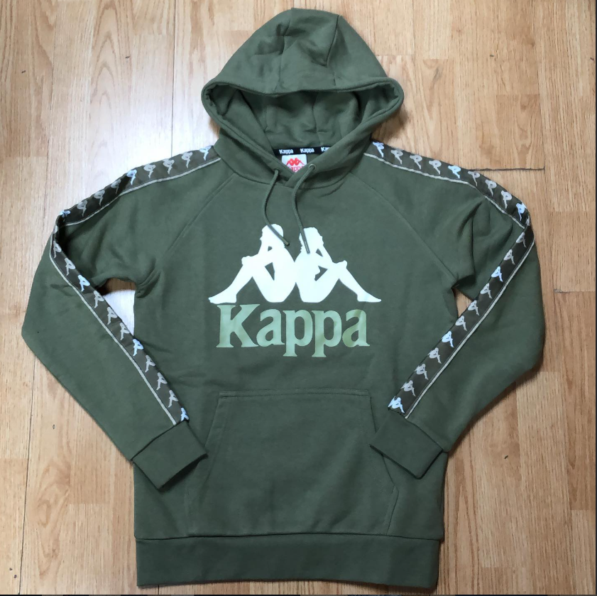 Kappa Olive Green Banda Logo Hoodie