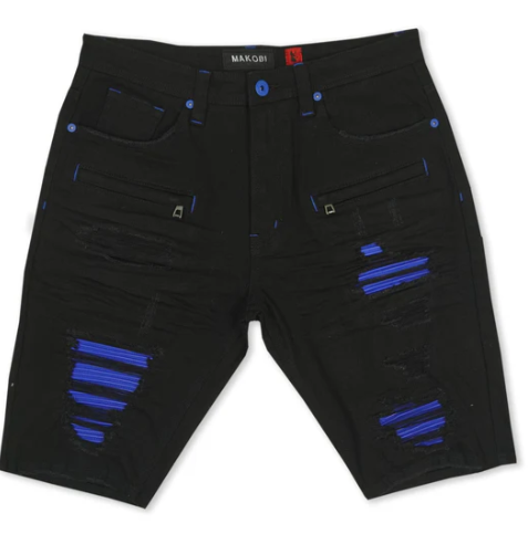 Black Denim Shorts – Blue Stitch Repairs