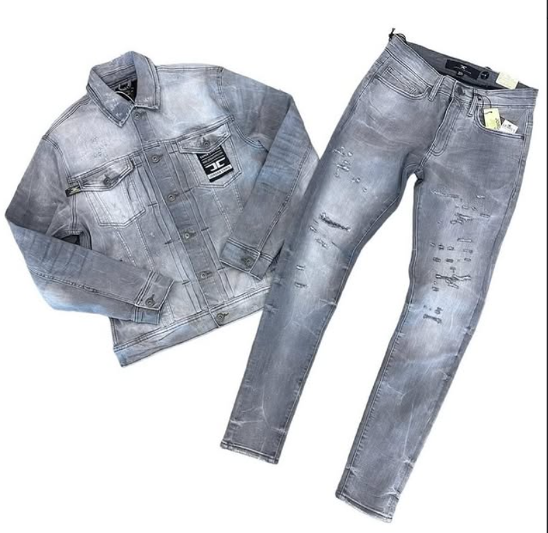 All Grey Denim Fit