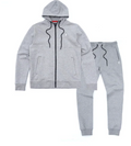 Zip Hoodie Track Set - Grey