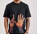 Ringed Hands Graphic Tee (Black)