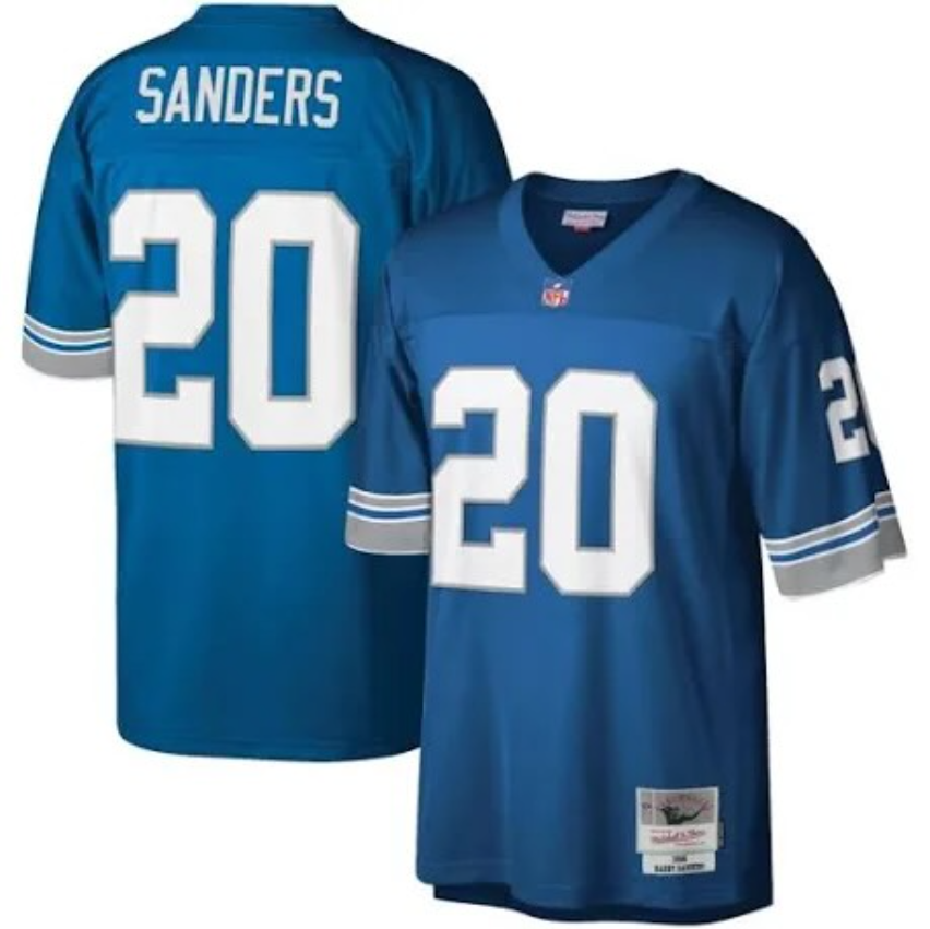 Barry Sanders #20 Detroit Lions Throwback Jersey