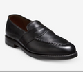 Black Leather Penny Loafers