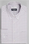 Jos. A. Bank Grey Plaid Dress Shirt