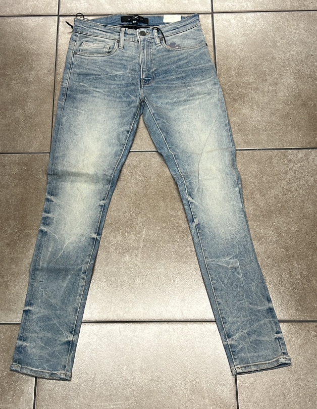 Jordan Craig Ice Blue Diamond Quilted Slim Jean