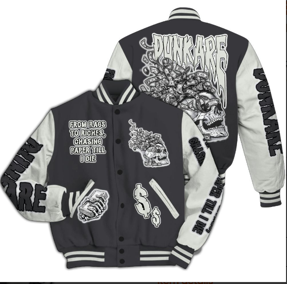 Dunkare Rags To Riches Varsity Jacket
