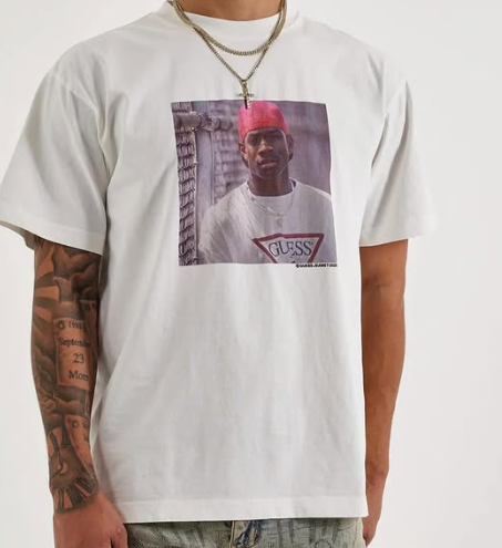 Guess x Allen Iverson Photo Tee - White