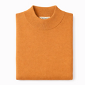 Mock Neck Sweater - Burnt Orange