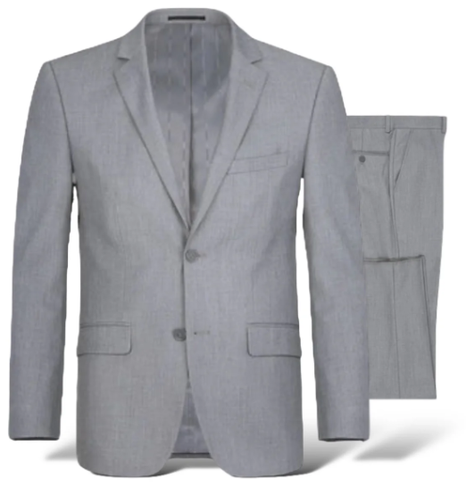 Light Grey Two-Piece Suit