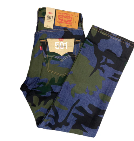 Levi's 501 Original Straight Jeans - Camo