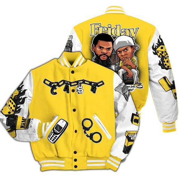 Friday Yellow Varsity Jacket
