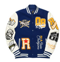 Royal Blue & Gold Varsity Jacket