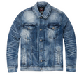Light Blue Washed Denim Jacket