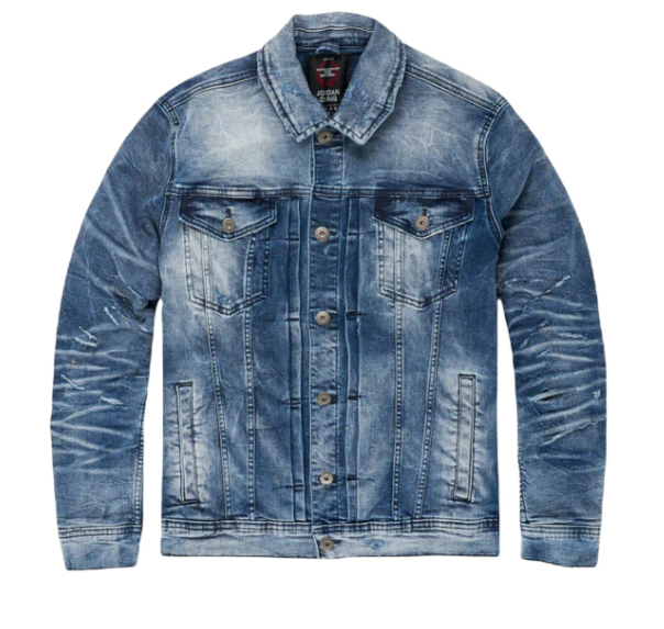 Light Blue Washed Denim Jacket