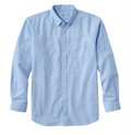Solid Light Blue Casual Button-Down Shirt