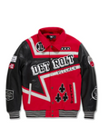 Detroit Pit Crew Varsity Jacket – Red