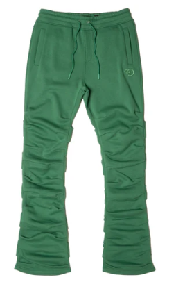Frost Stacked Sweatpants - Green