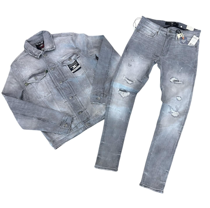 Grey Jordan Craig Denim Fit