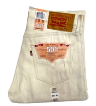 Levi's 501 Original Straight Jeans - Off White