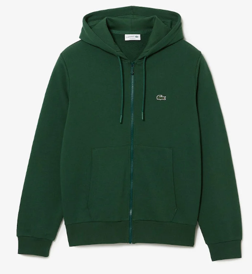 Lacoste Classic Zip-Up Hoodie - Green