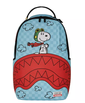 Sprayground x Peanuts Snoopy Aviator Shark Backpack