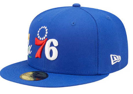 Philadelphia 76ers New Era 59FIFTY Fitted Hat - Royal Blue