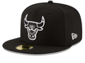 New Era 59FIFTY - Chicago Bulls Black/White