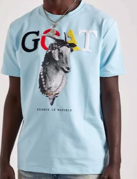 GOAT Graphic Tee (Baby Blue)