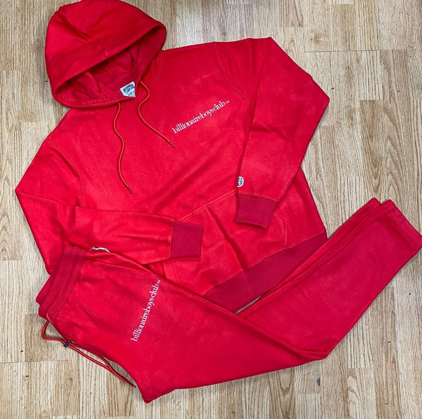 Billionaire Boys Club Hoodie Suit - Red