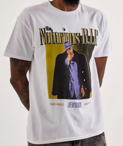 Notorious B.I.G. Life After Death Graphic Tee - White
