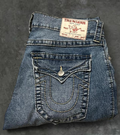 True Religion Medium Blue Wash Jeans