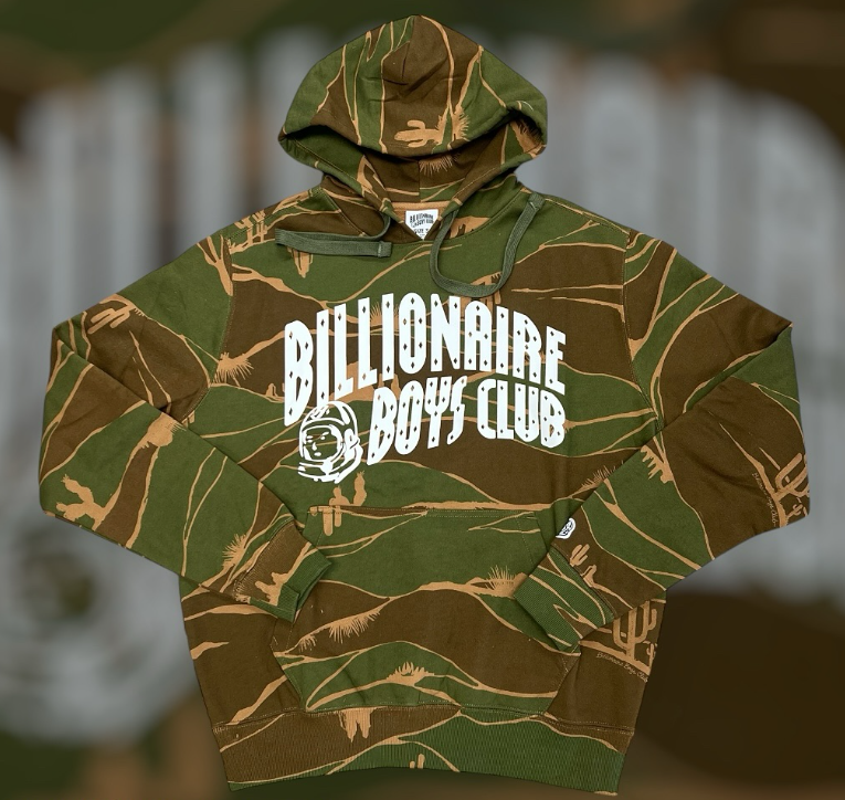 Billionaire Boys Club Arch Logo Camo Pullover Hoodie