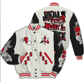 Real Ones Move In Silence Varsity Jacket