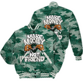 Make Money Not Friends Varsity Jacket