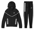 Nike Tech Fleece Full-Zip Suit - Black/White