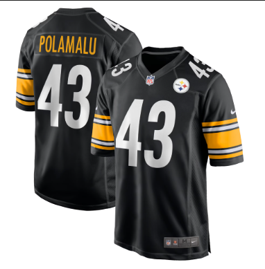 Troy Polamalu #43 - Pittsburgh Steelers Jersey