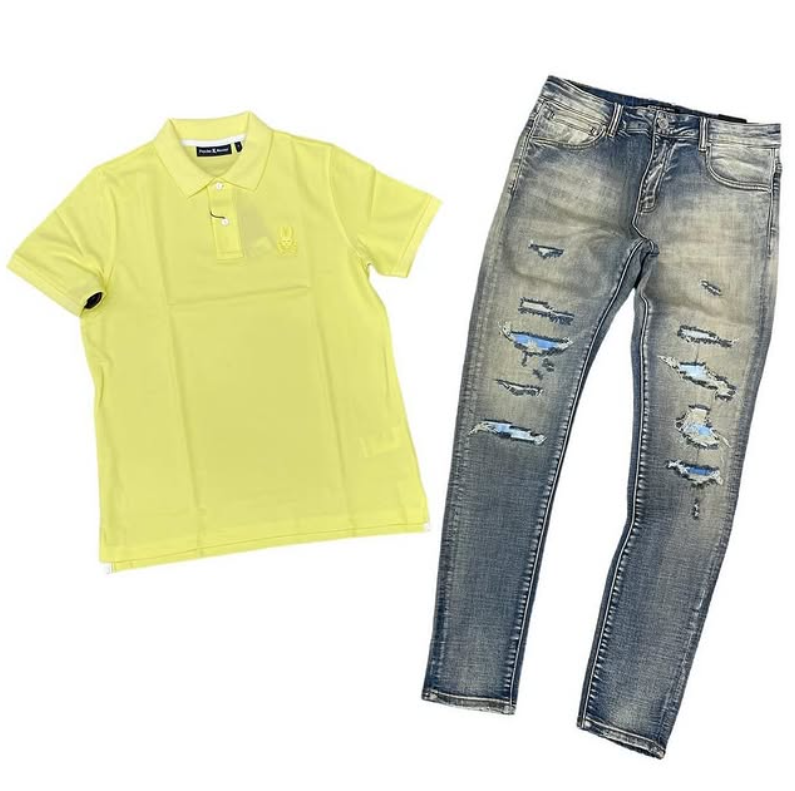 Yellow Polo Fit
