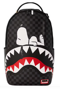 Sprayground x Peanuts Snoopy Black Checkered Shark Backpack