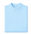 Mock Neck Sweater - Sky Blue