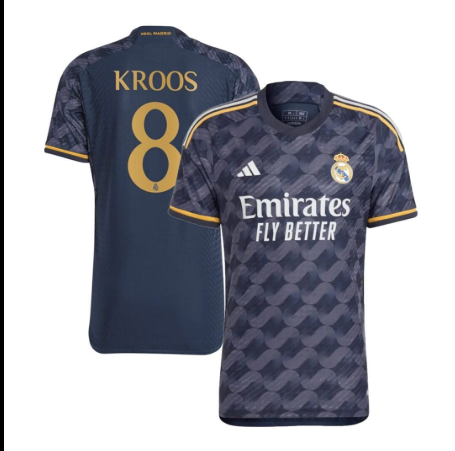 Adidas Toni Kroos #8 Real Madrid Away Jersey - Navy