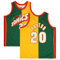 Mitchell & Ness Gary Payton #20 Seattle SuperSonics Split Jersey