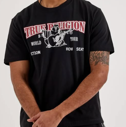 True Religion World Tour Tee - Black