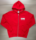 Billionaire Boys Club Essential Full Zip Hoodie – Red