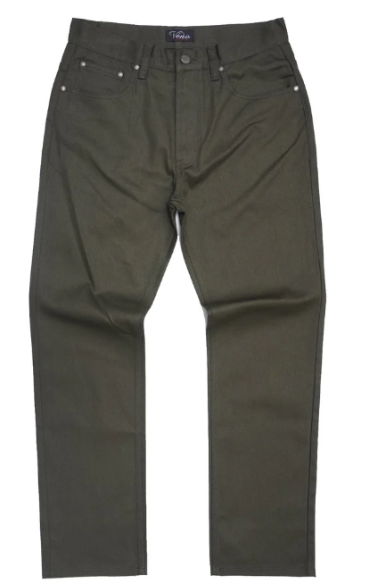 Twill Jeans - Olive