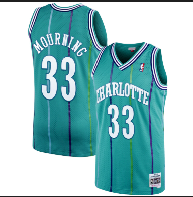 Alonzo Mourning #33 - Charlotte Hornets Jersey