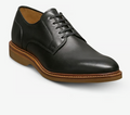Leather Plain Toe Derby - Black